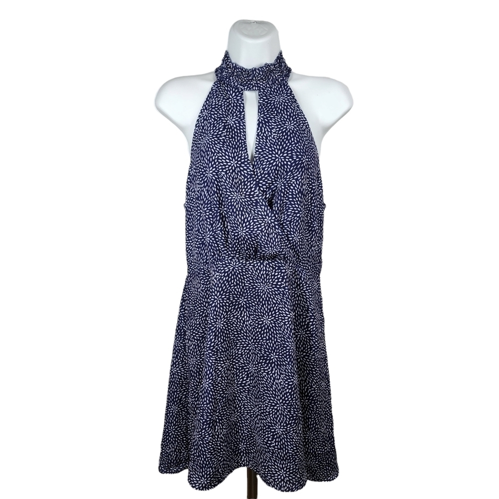 PARKER KEYHOLE CHOCKER COLLAR DRESS